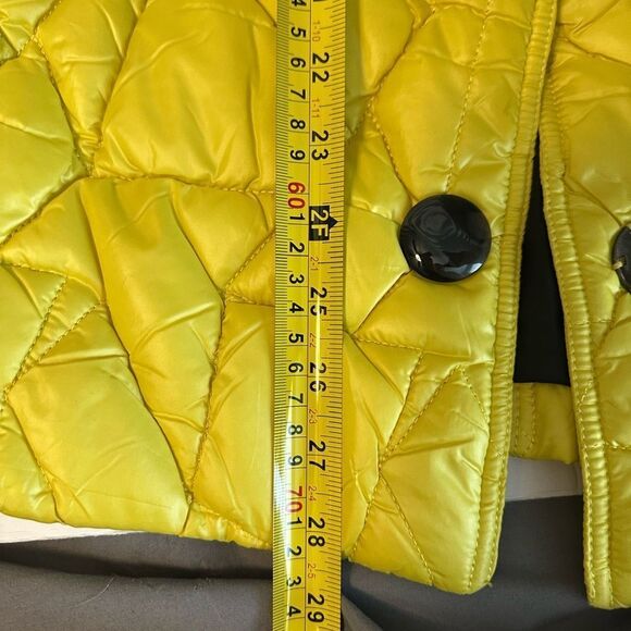 600 West Brand Yellow Quilted Puffy Vest XL - Picture 7 of 8